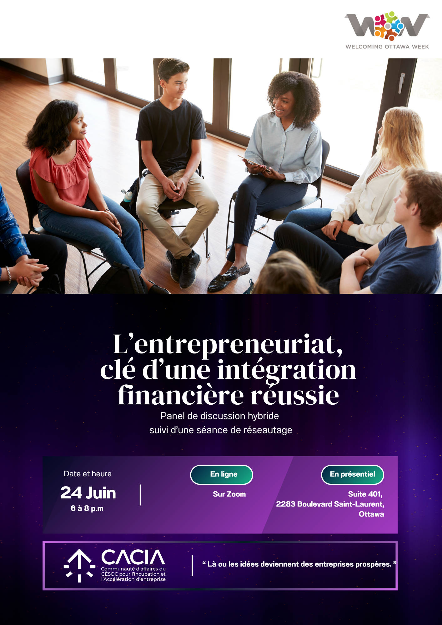 L’entrepreneuriat, clé d’une intégration financière réussie
